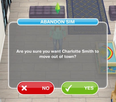 วิธีลบซิมใน Sims 4