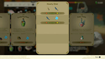 How to make Hearty Elixir in Zelda: Tears of the Kingdom (TotK)
