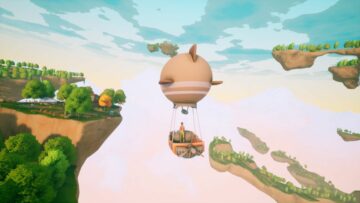 Solarpunk is a co-op 'cozy survival game' set in a world of airships and floating islands
