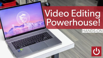 This MSI Creator laptop is a monster video editing machine
