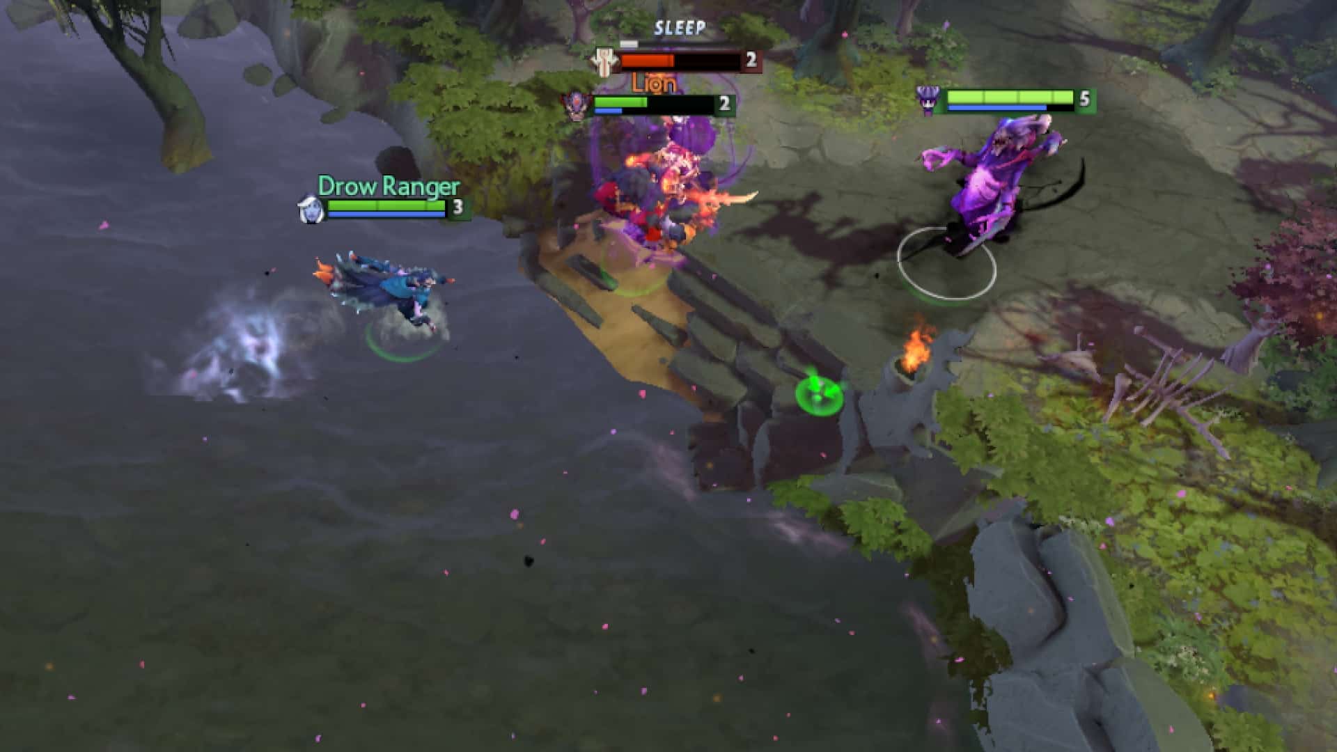 Bane uses Nightmare to disable enemies