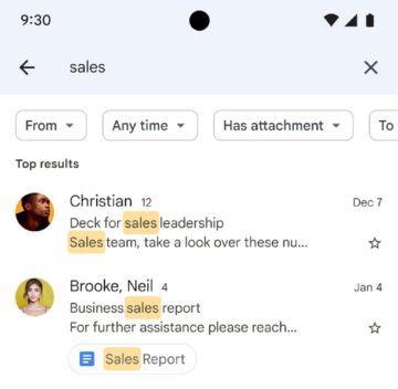 Gmail integrates AI into its mobile app, sort of