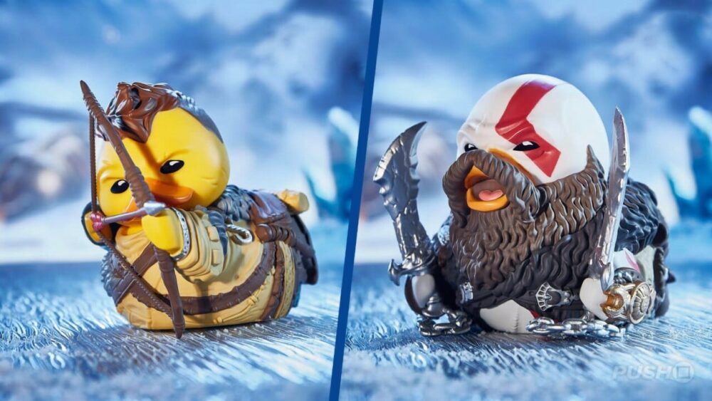 Random: God of War Rangarok's Kratos and Atreus Have Been Turned into Rubber Ducks