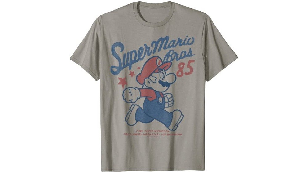 Super Mario Shirt gaming shirt.