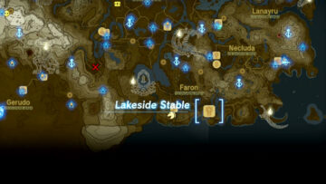 Where to find Lakeside Stable in Tears of the Kingdom (TotK)