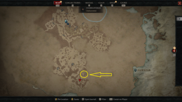 Where to find the Shadowed Plunge dungeon in Diablo 4
