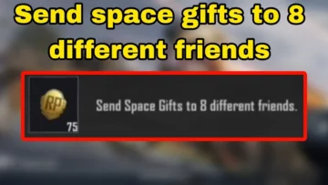 How to Complete the Send Space Gifts to Friends Mission in BGMI Easily