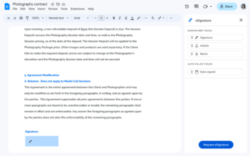 Google Docs and Drive now natively support eSignatures