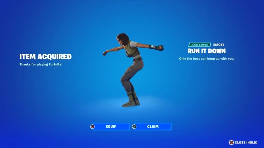 How to get Run it Down emote in Fortnite?