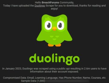 If you ever used Duolingo, watch out for phishing emails