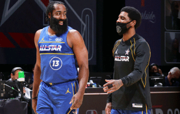 Kyrie Irving Weighs In On James Harden-76ers Drama