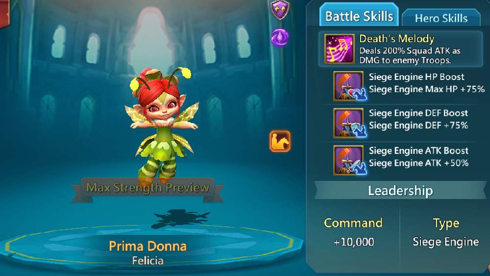 Prima Donna Battle Skills