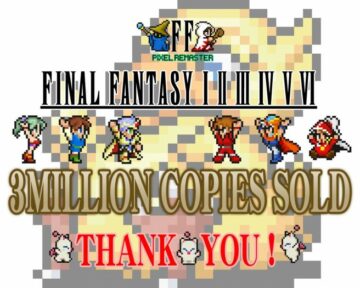 Final Fantasy Pixel Remaster sales surpass three million