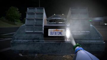 PowerWash Simulator is going Back to the Future in its latest weird crossover