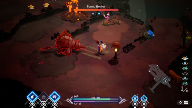 Screenshot of Last Hope - Bomber using one of their abilities in a stage full of enemies.