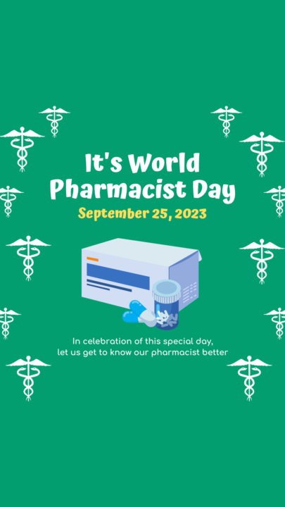 Green World Pharmacist Day Instagram Post