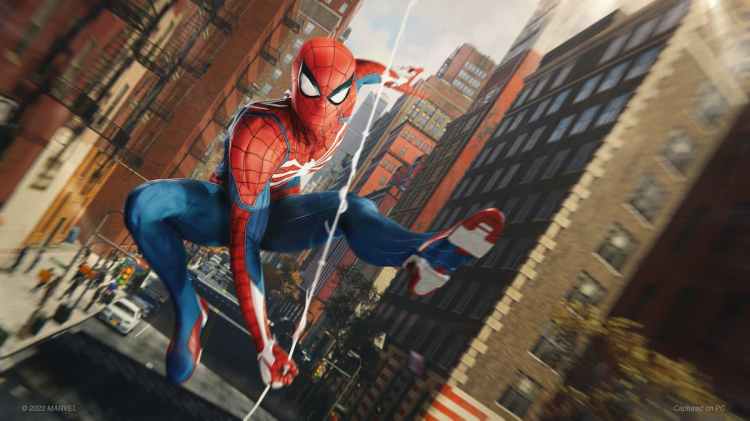 Marvels Spider Man Swinging Through New York