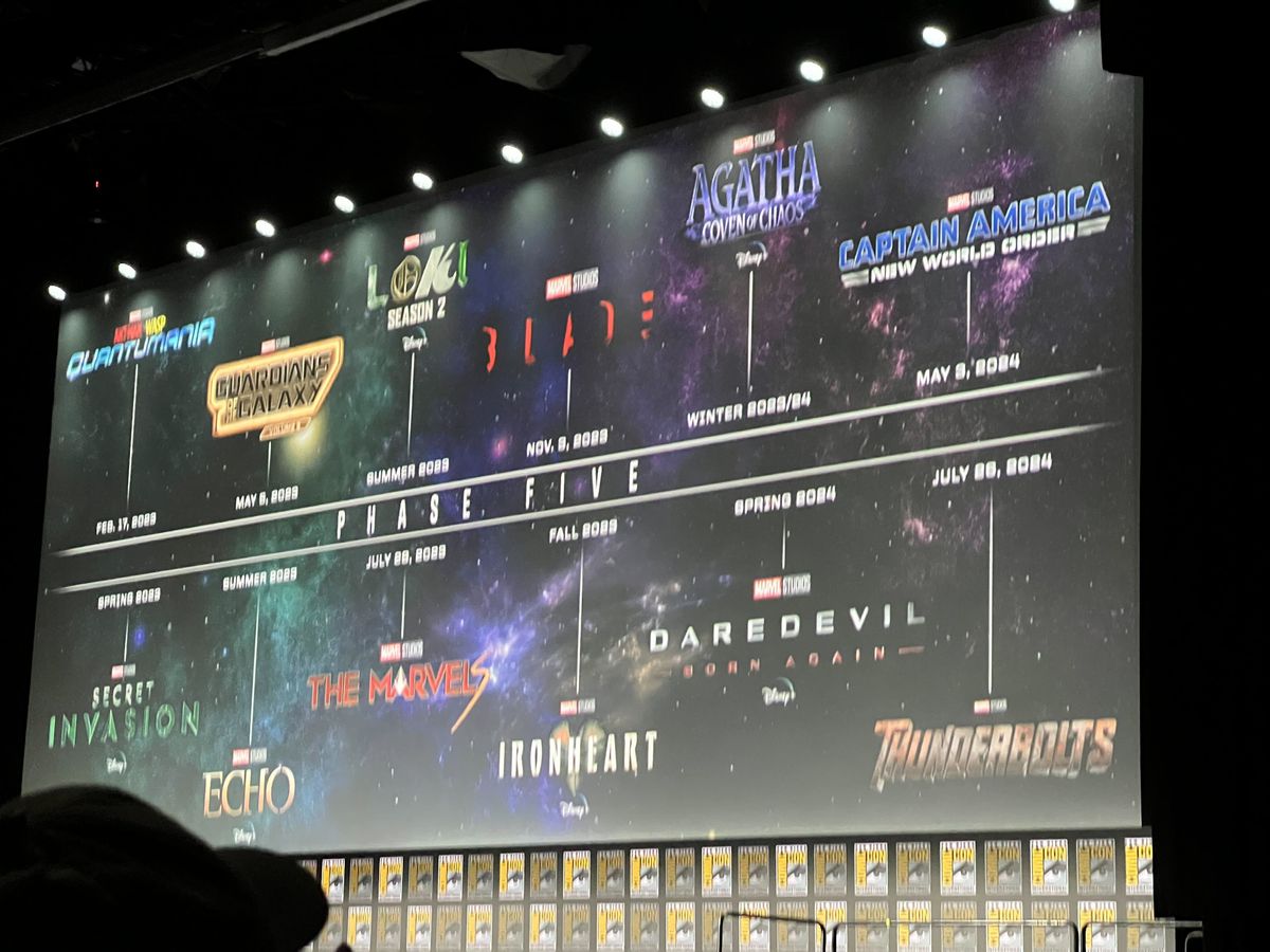 The schedule for MCU Phase 5
