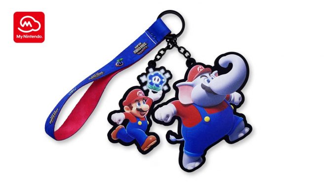 Super Mario Bros. Wonder My Nintendo reward keychain