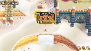 A map showing how to unlock Rhythm Jump Badge