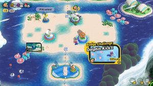 A map showing where to find Dolphin Kick Badge (Petal Isles)