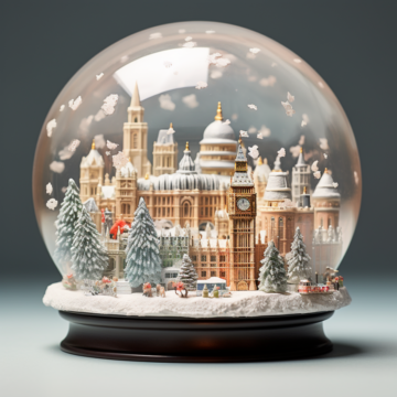 AI Reimagines Famous Cities Around the World as Snow Globes