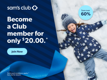 جمعه سیاه: عضویت 1 ساله Sam's Club را تنها با 20 دلار دریافت کنید