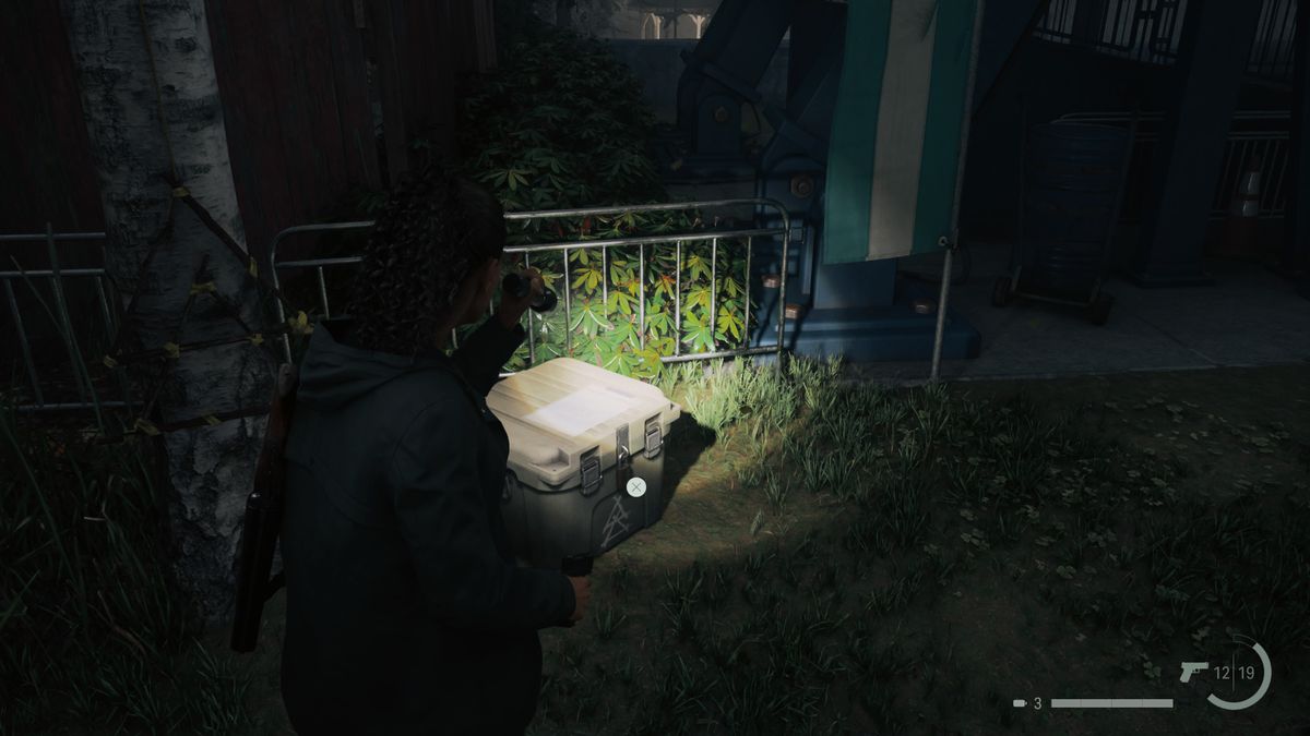 A cult stash case sitting on the ground in Watery in Alan Wake 2