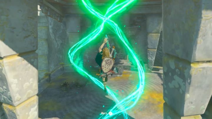 link ascending through surface in tears of the kingdom