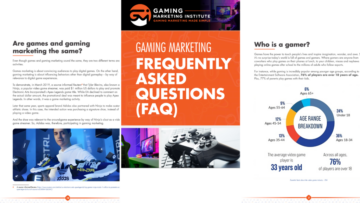 Gaming Marketing FAQ Report - Esports Group