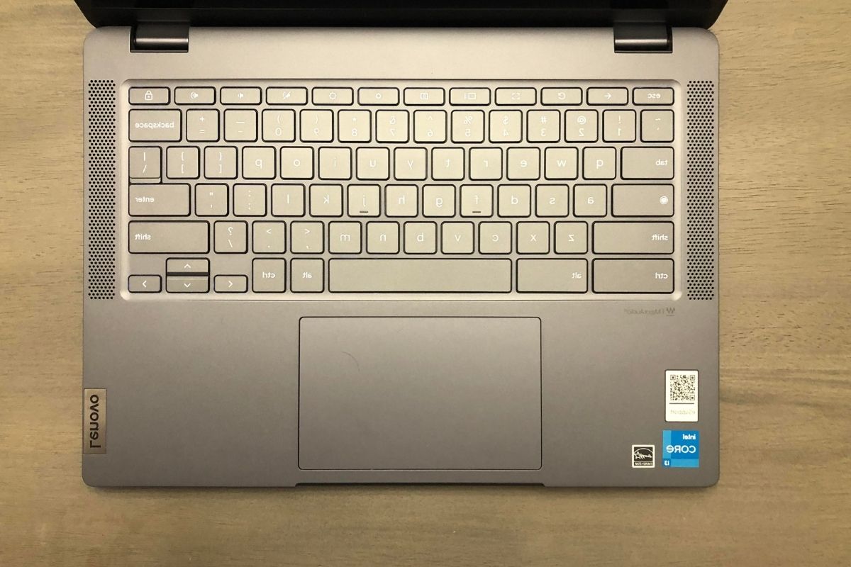 Lenovo Flex 5i Chromebook Plus keyboard
