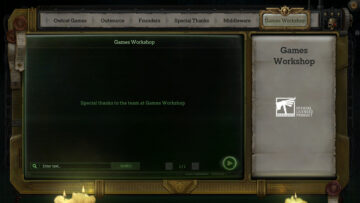Warhammer 40K: Rogue Trader باز هم از اعتبار دادن به کارگران Games Workshop اجتناب می کند