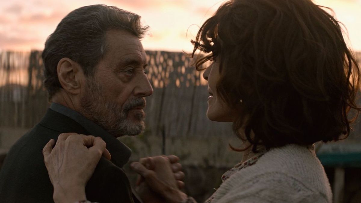 Ian McShane and Fanny Ardant in American Star.