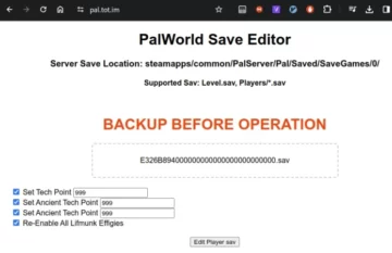 Palworld Save Editor: How To Use It To Edit Your Game Saves