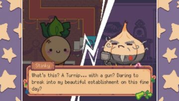 Turnip Boy Robs a Bank gameplay
