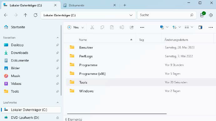 Windows-Explorer-Klon: Files lässt sich ähnlich wie der Windows-Explorer bedienen und bietet nützliche Zusatzfunktionen, etwa die Organisation von Dateien mit Tags.