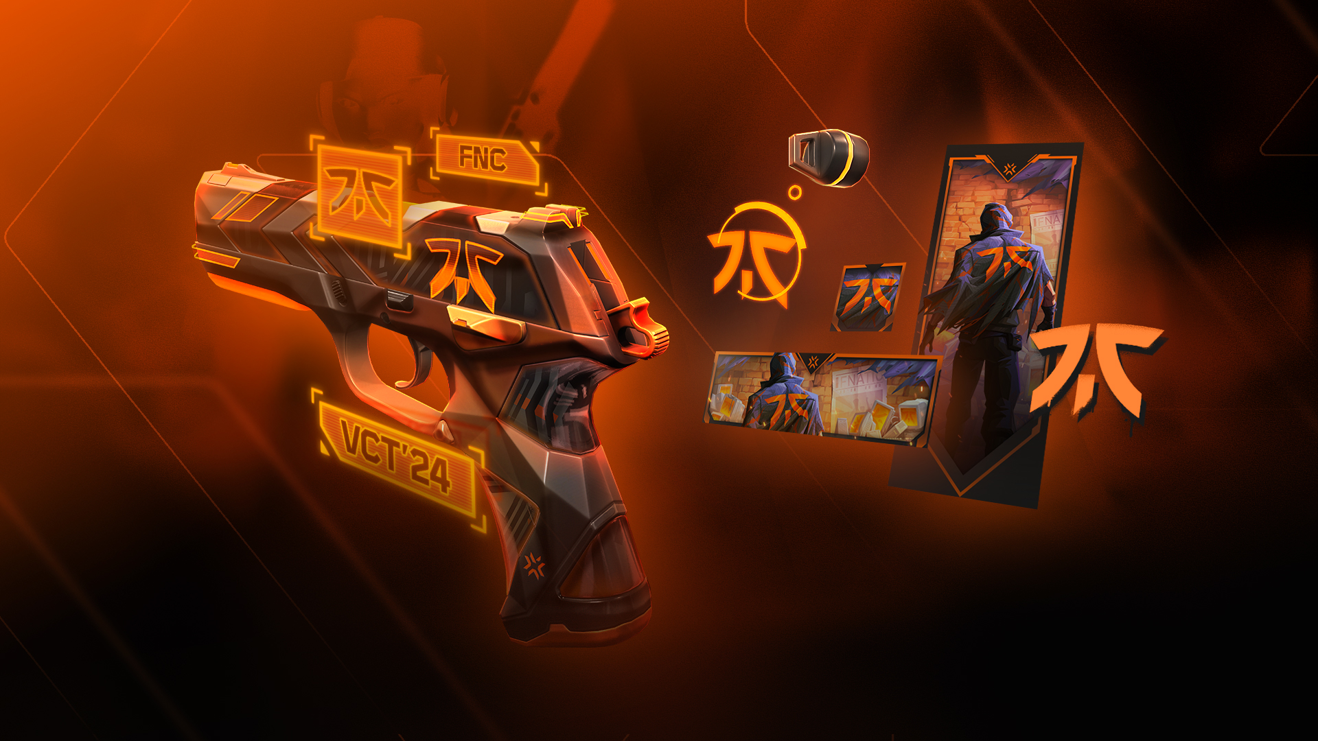 FNATIC VCT Team Capsule. (Image Credits: Riot Games)