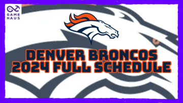 Denver Broncos 2024 Full Schedule
