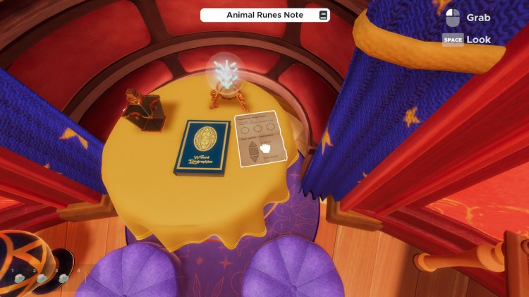 Animal Runes Note In Escape Simulator