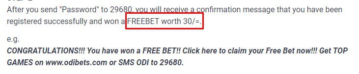 Promotions on Odibets