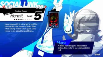 Persona 3 Reload Maya answers and Hermit Social Link guide