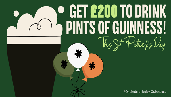 Sláinte! Get Paid to Drink Guinness This St. Patrick’s Day