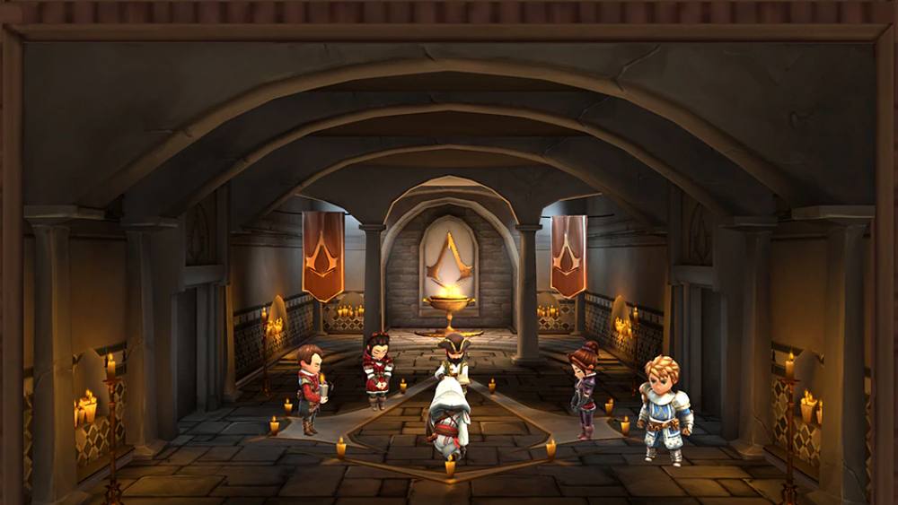 Assassin's Creed Rebellion chibi characters
