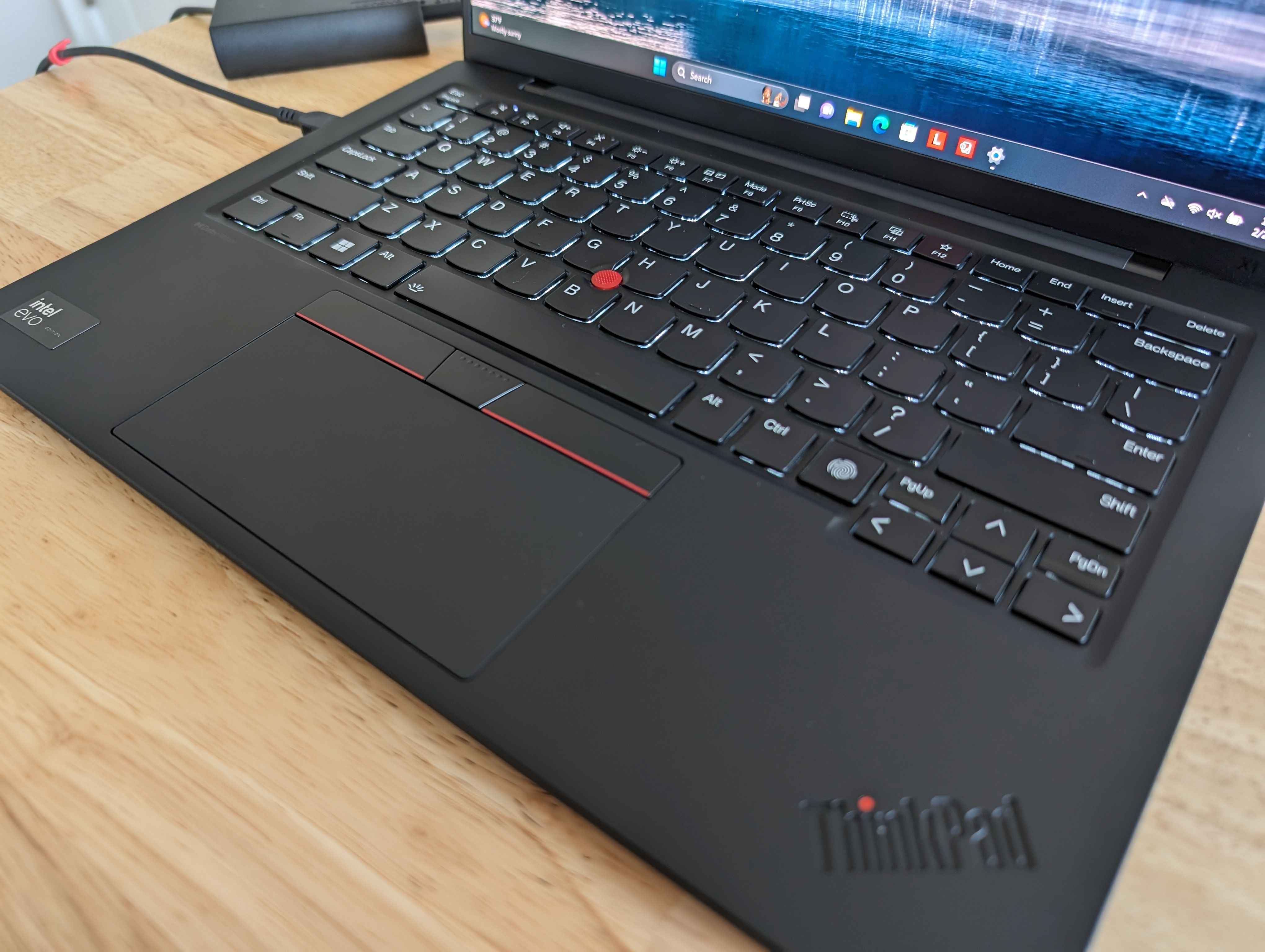 Lenovo ThinkPad keyboard and trackpad
