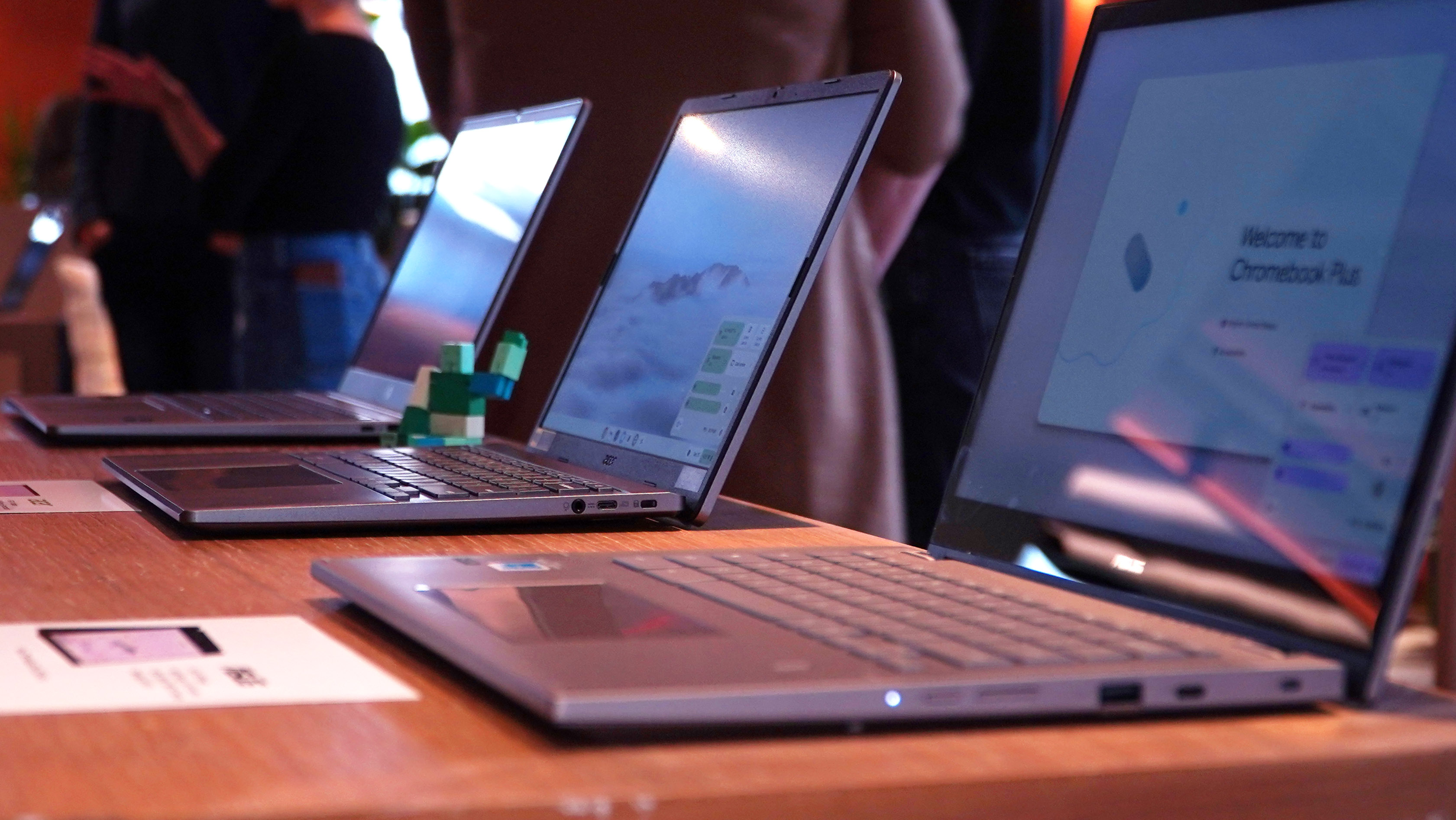 google Chromebook Plus event, three laptops