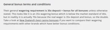 Caution: Beware of Hidden Wagering Requirements in Casino Bonuses! » New Zealand Casinos