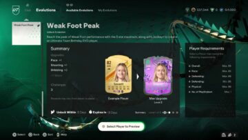 FC 24 Weak Foot Peak Evolutions Guide