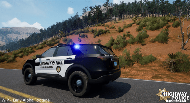 Highway Police Simulator gameplay screenshot - Xbox, PlayStation, PC