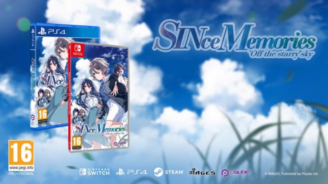 SINce Memories: Off The Starry Sky getting worldwide release on Switch