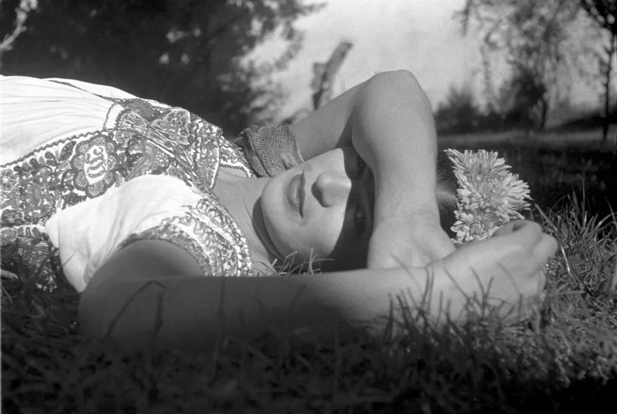 Archival photo of Frida Kahlo from the documentary Frida.